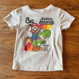 Super Mario Nintendo 85 "Here We Go" Grey T-shirt
